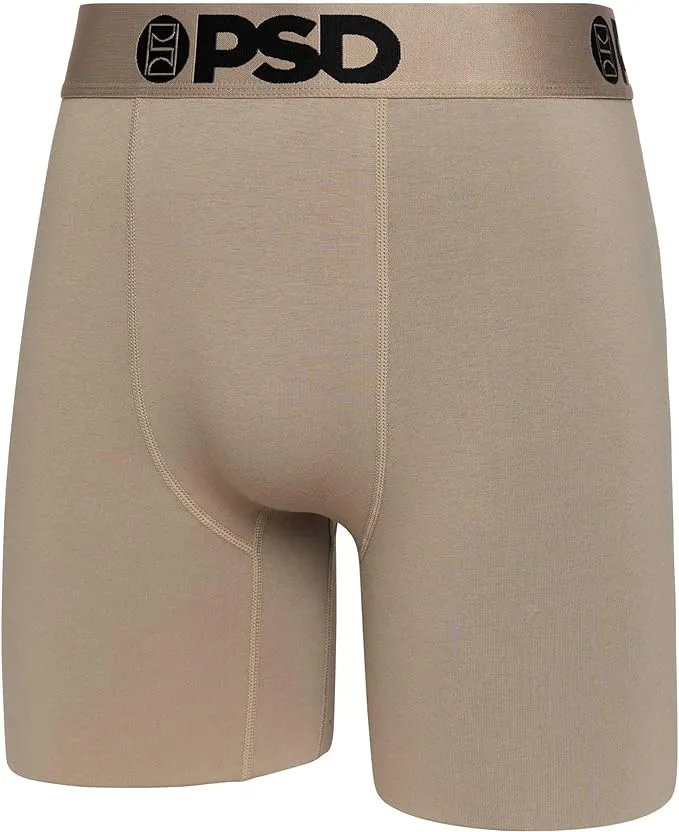 PSD Men's Essentials Sld Ctn 3-Pack Boxer Briefs