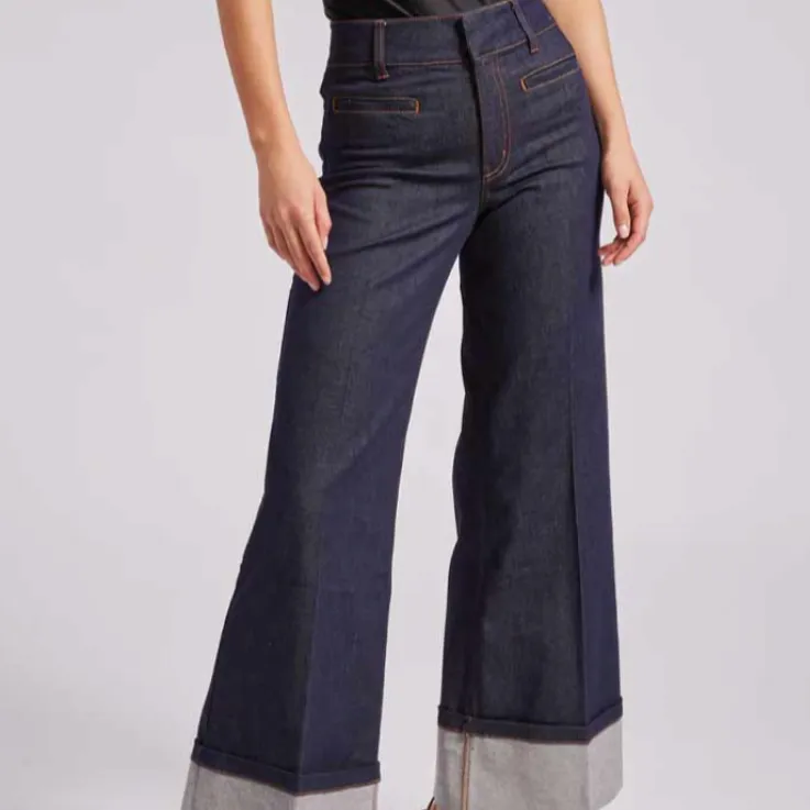 Raquel Sheen Denim Pants
