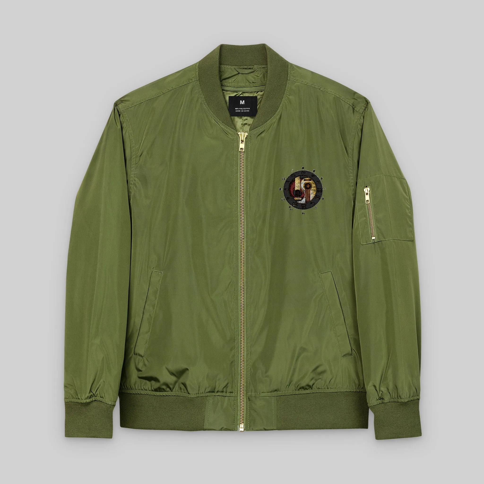 Recycled Bomber Jacket (Embroidery)
