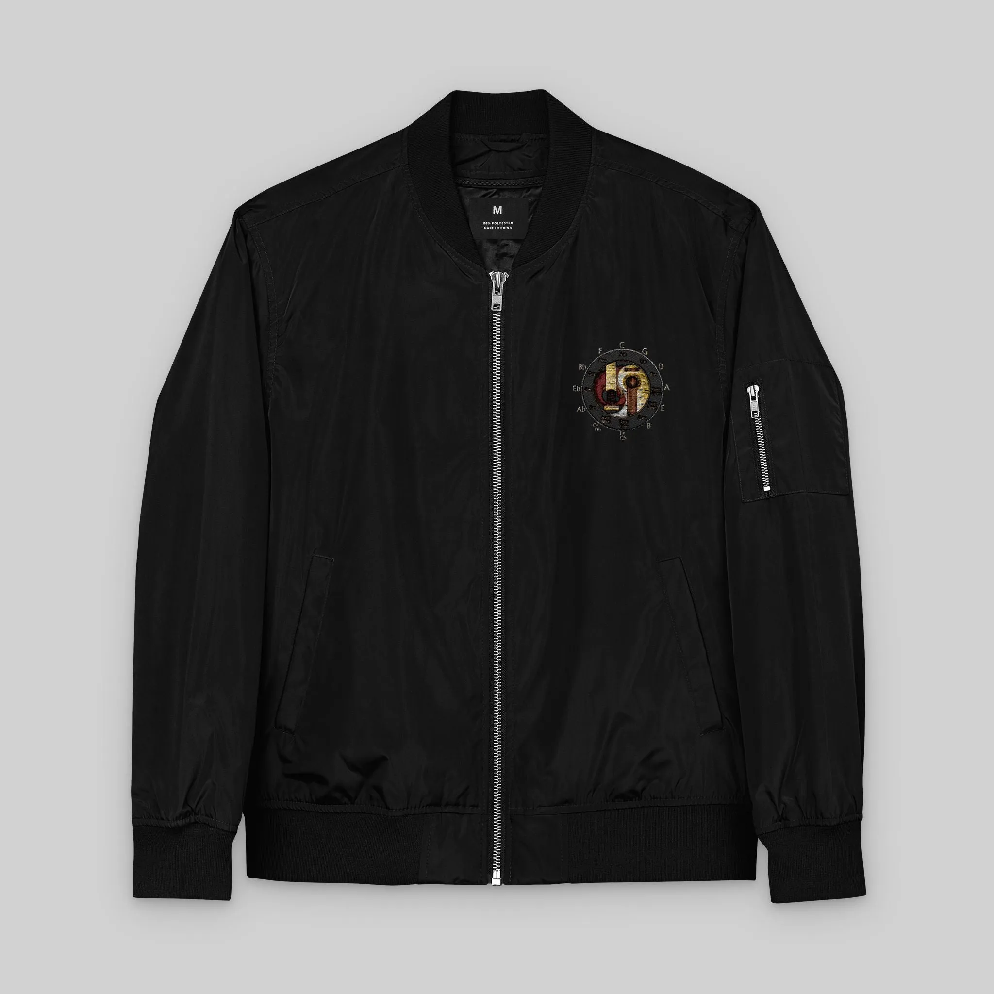 Recycled Bomber Jacket (Embroidery)
