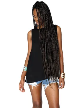 Show Me You Mumu Arnold Tank in Black Crisp