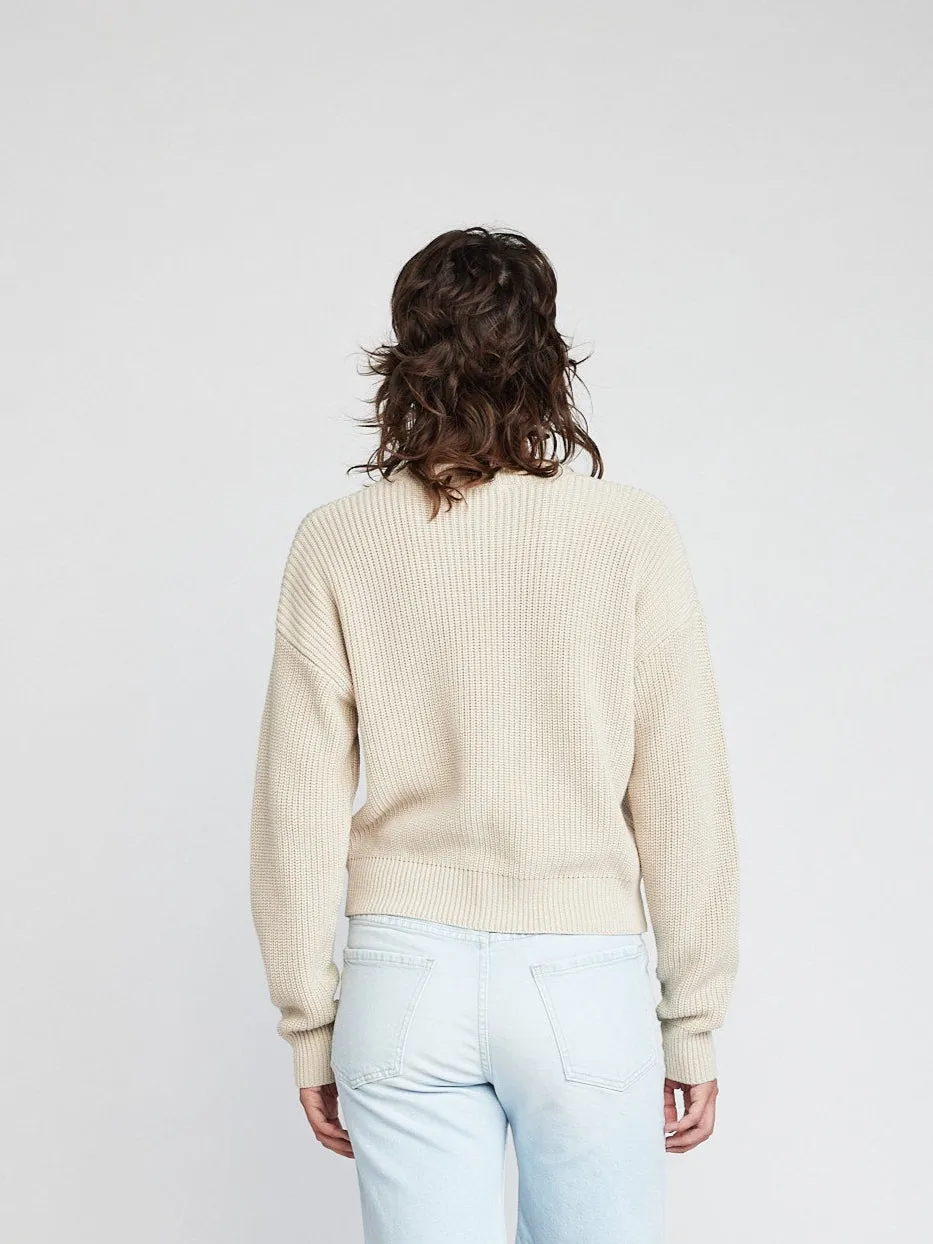 Siobhán, Crew L/S Crop Sweater