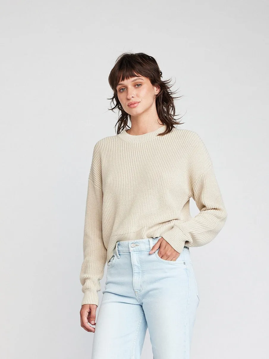 Siobhán, Crew L/S Crop Sweater