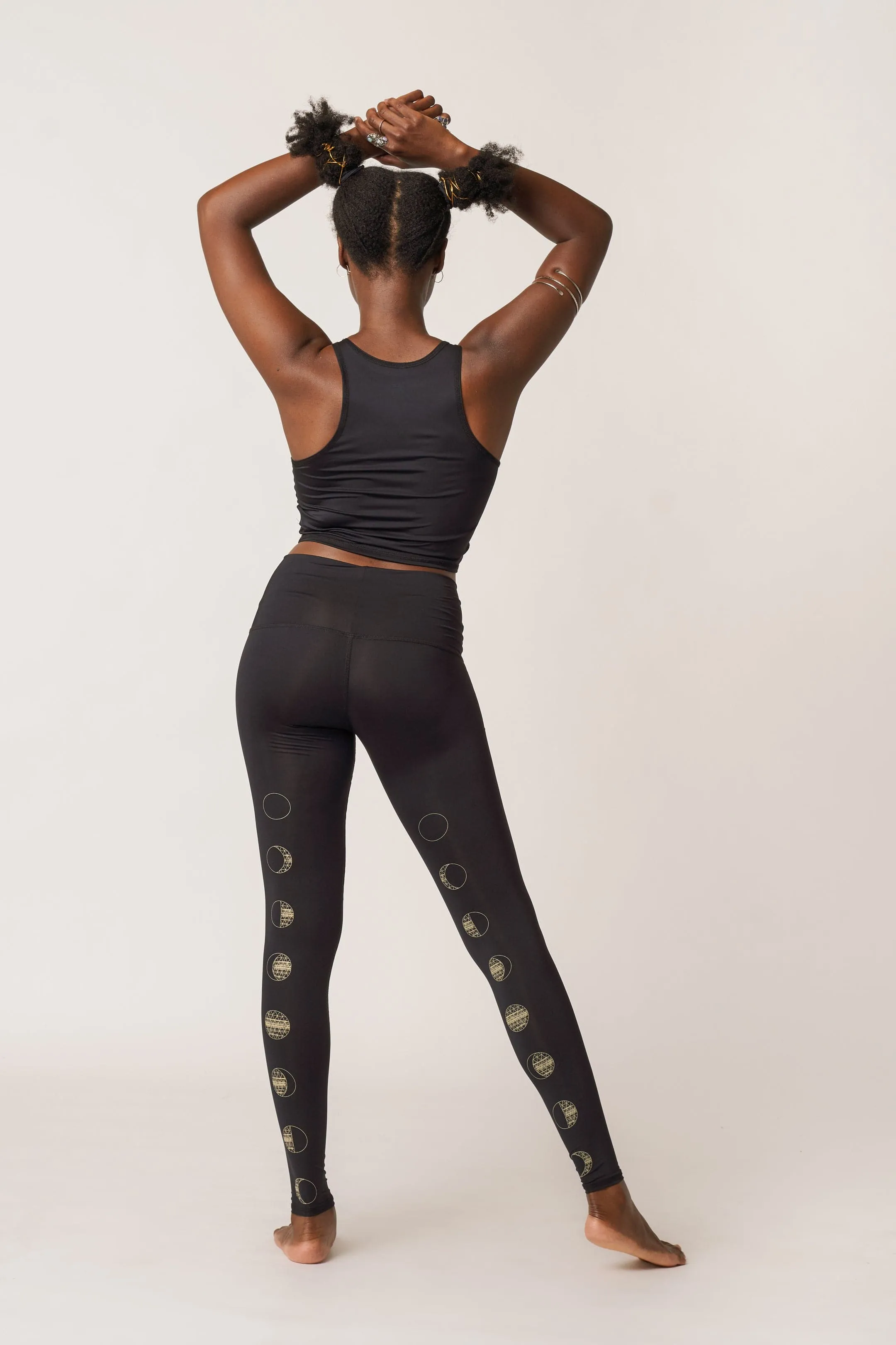 Teeki Solid Black Mermaid Tank