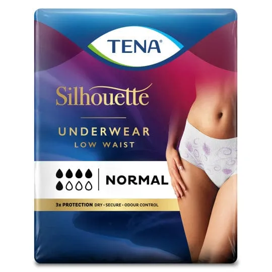 TENA Silhouette Low Waist White Large - Incontinence underwear (5)