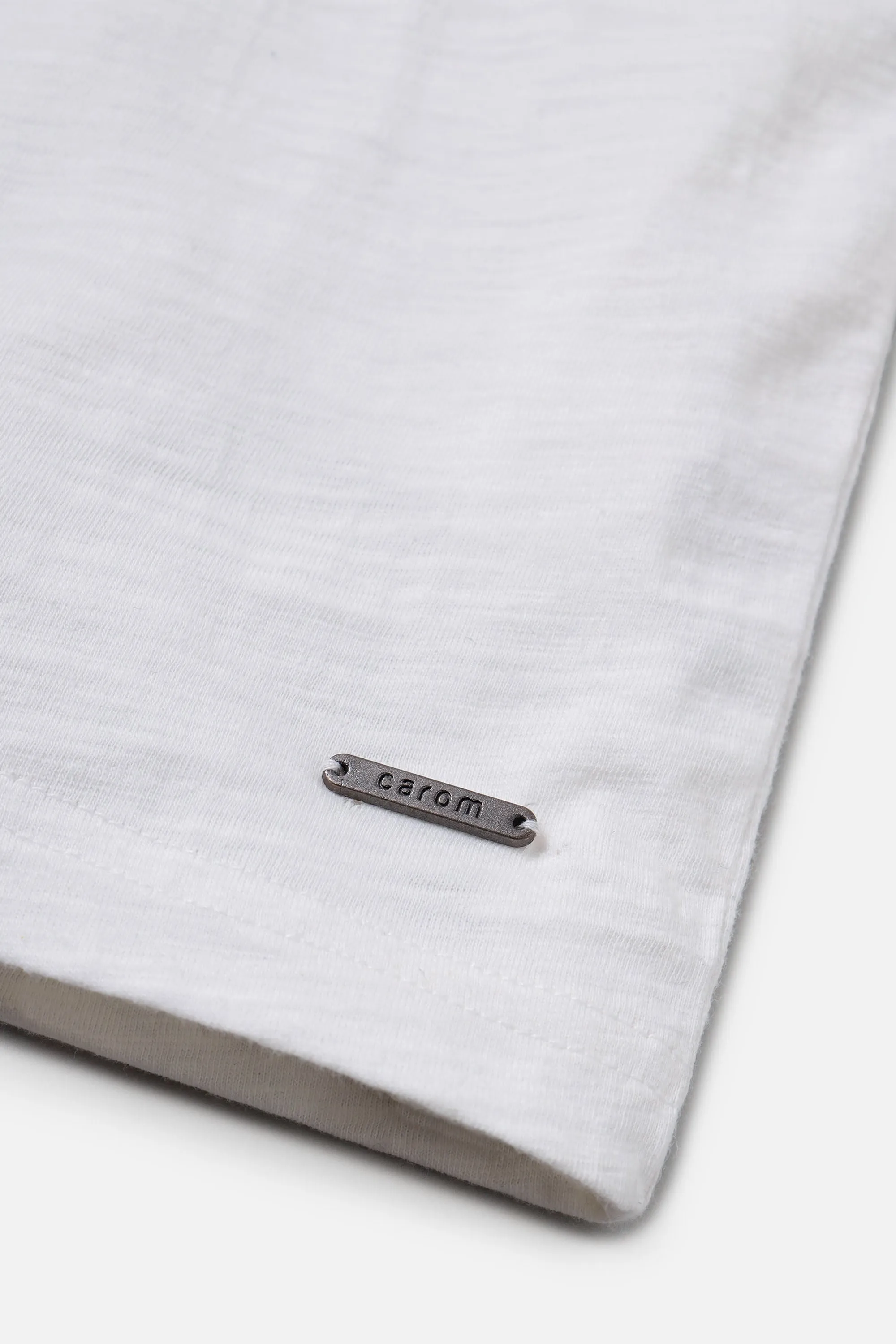 The White Regular Fit Henley
