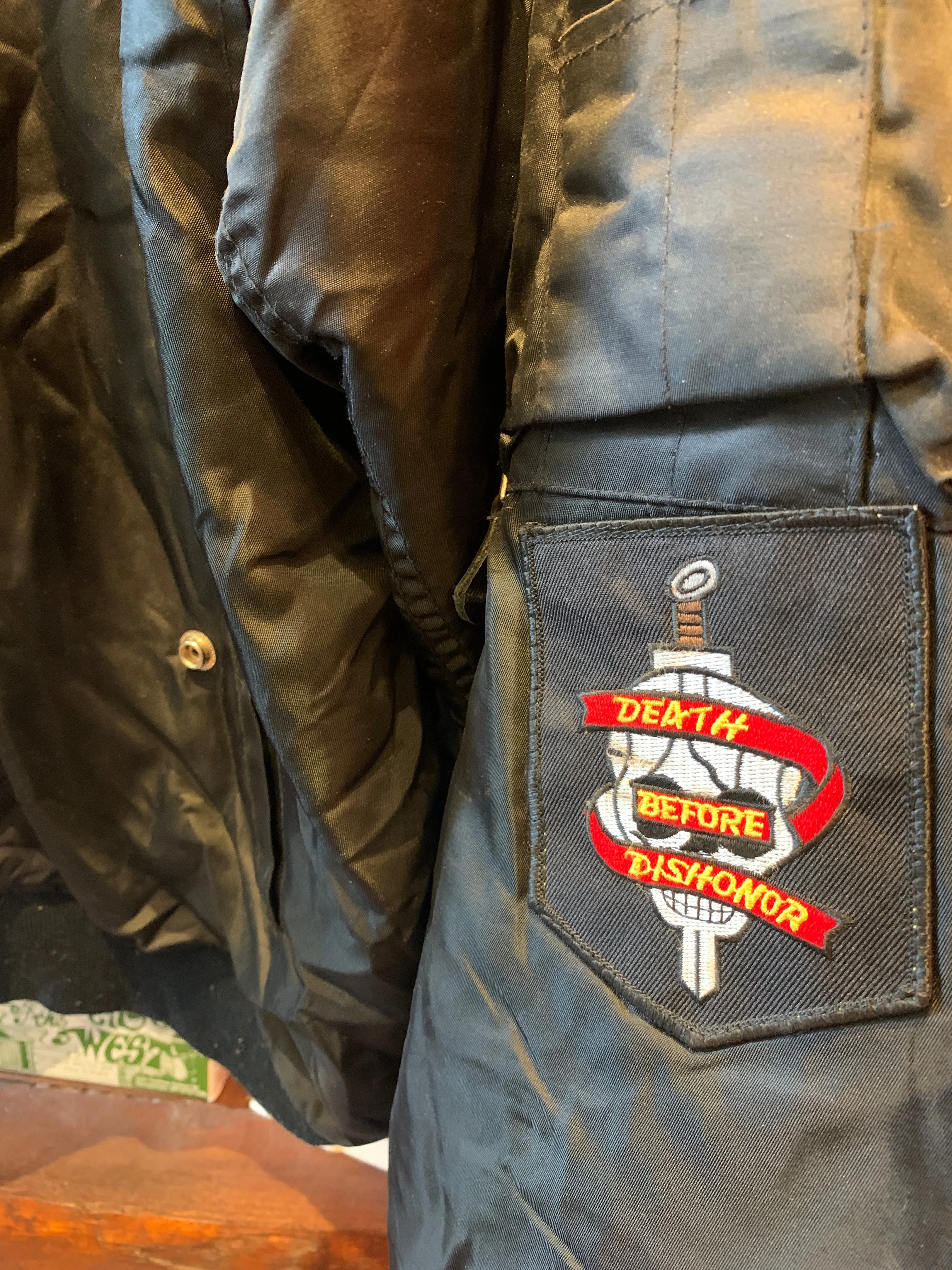 Vintage US Army Bull Dog Bomber, Large. FREE POSTAGE