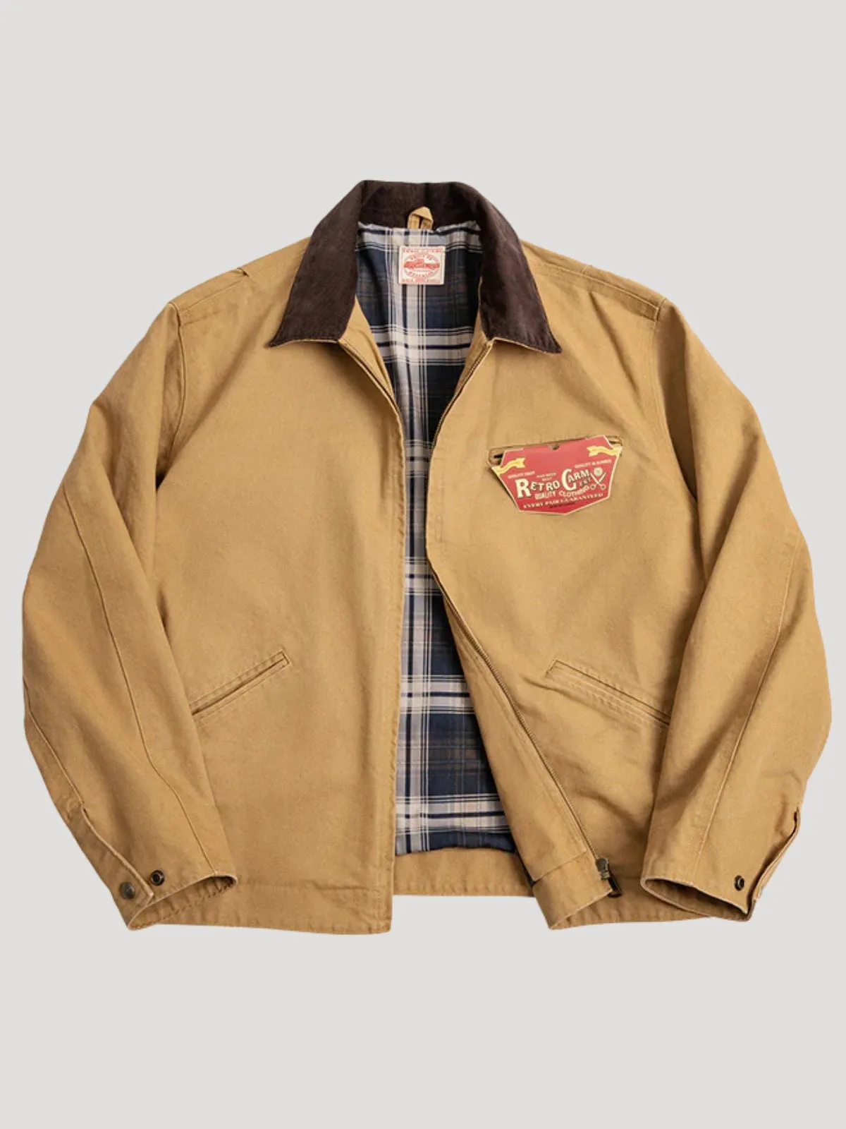 WLS Retro Detroit Canvas Hunting Jacket