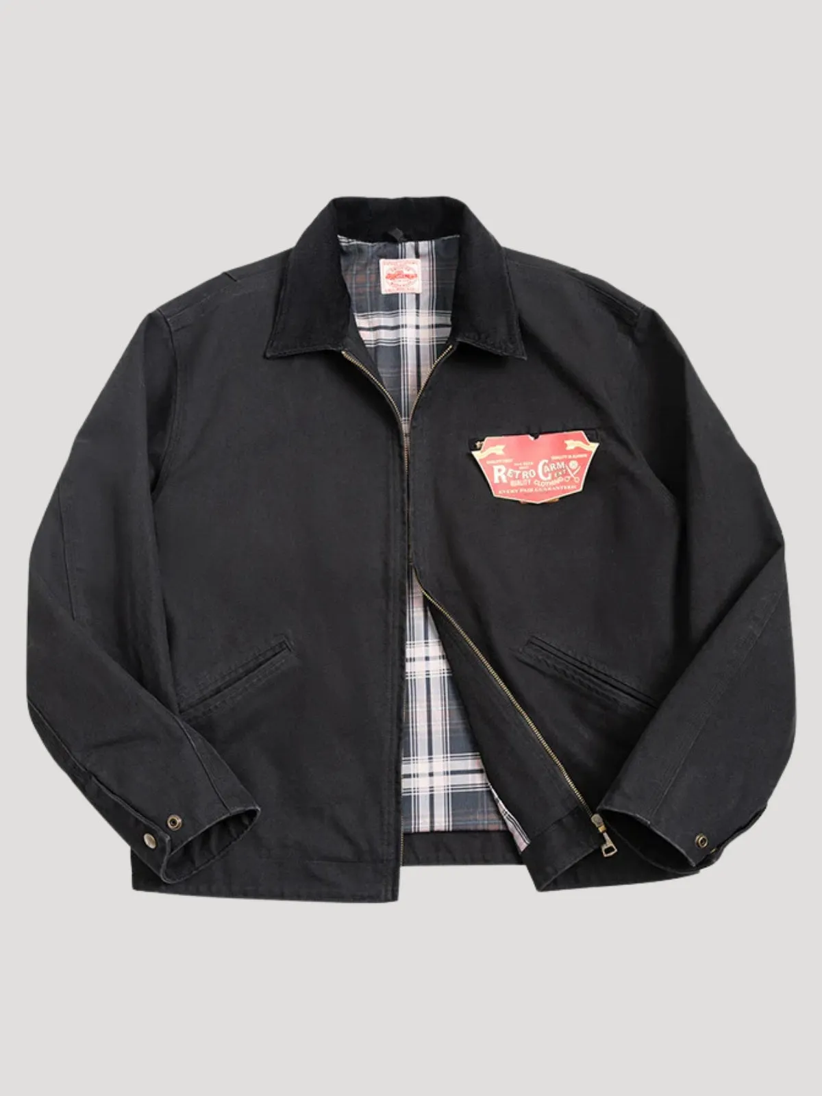 WLS Retro Detroit Canvas Hunting Jacket