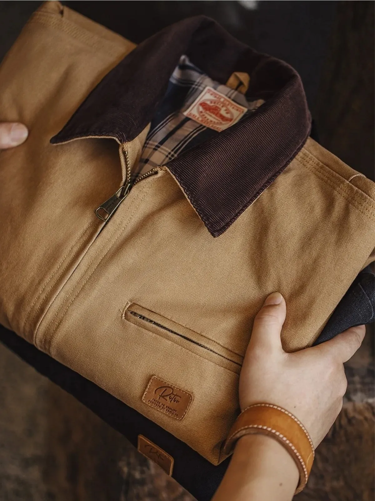 WLS Retro Detroit Canvas Hunting Jacket