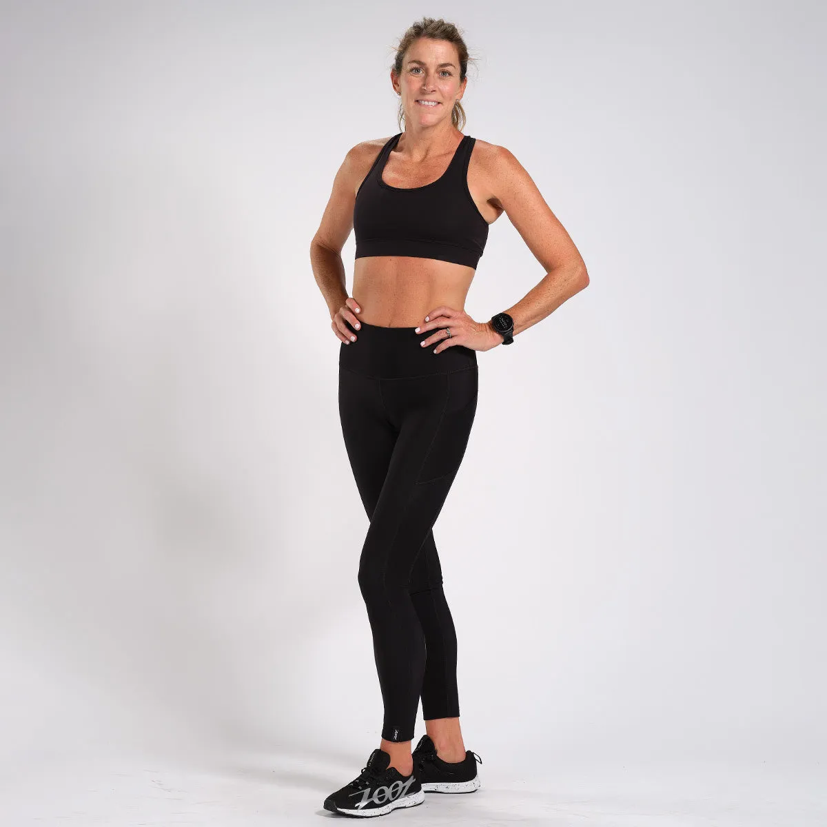 Womens Elite Run Thermo Tight - Black