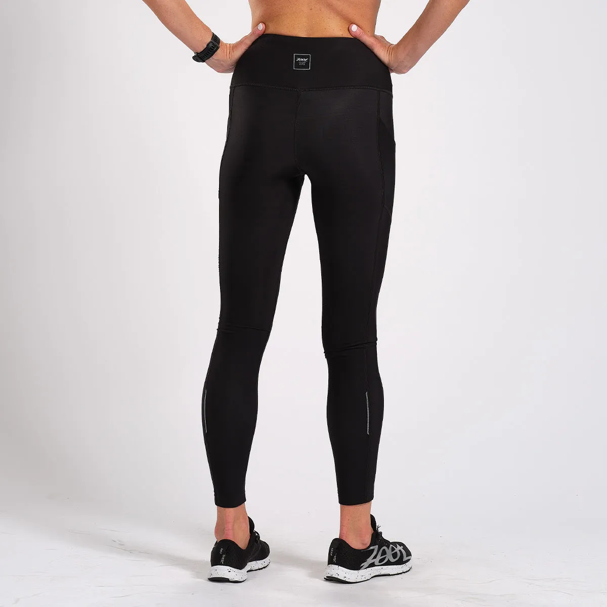 Womens Elite Run Thermo Tight - Black