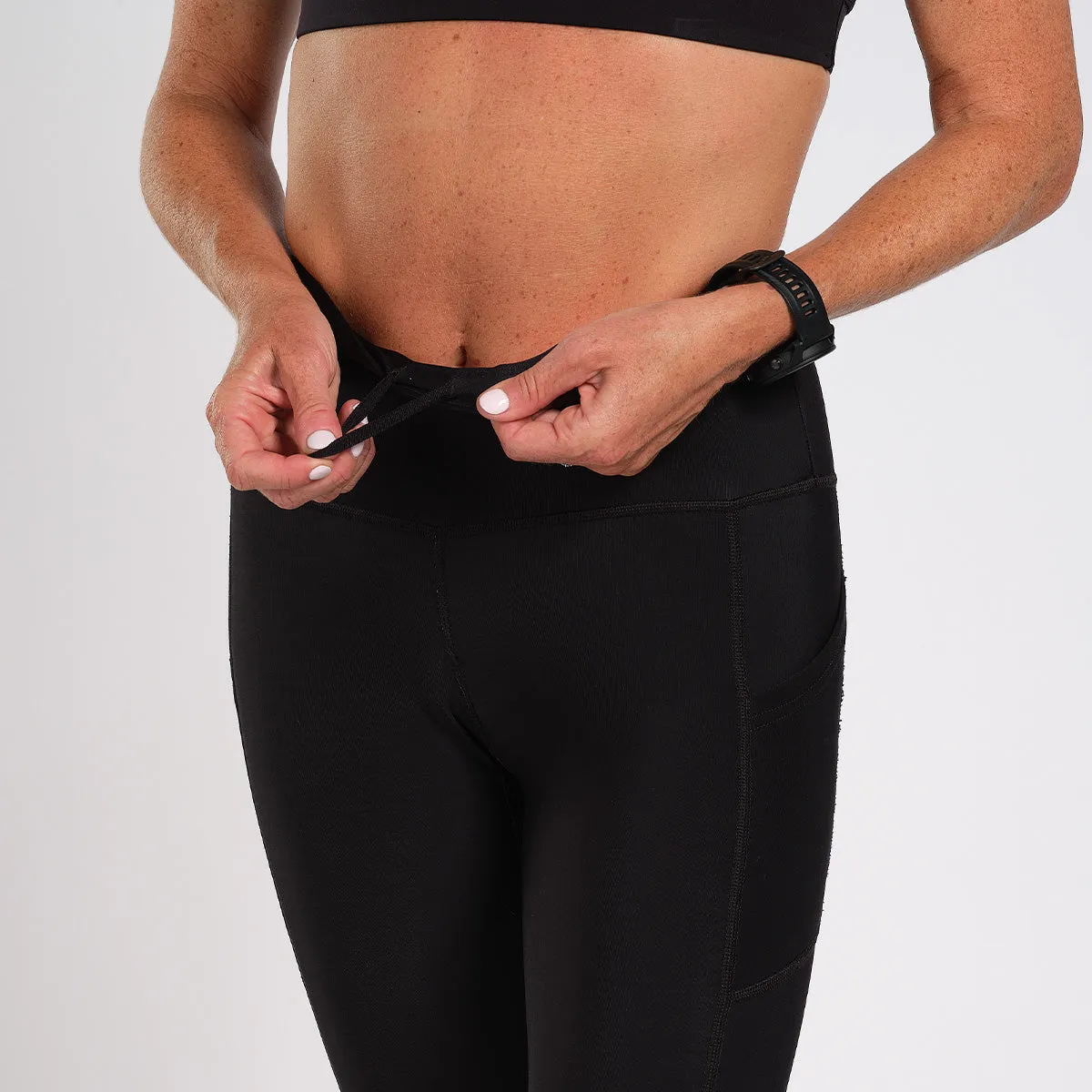 Womens Elite Run Thermo Tight - Black