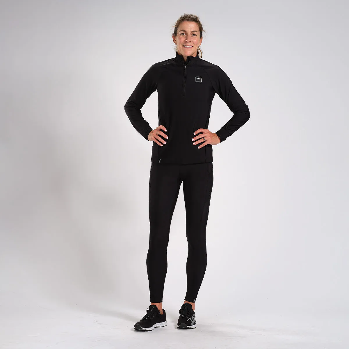 Womens Elite Run Thermo Tight - Black
