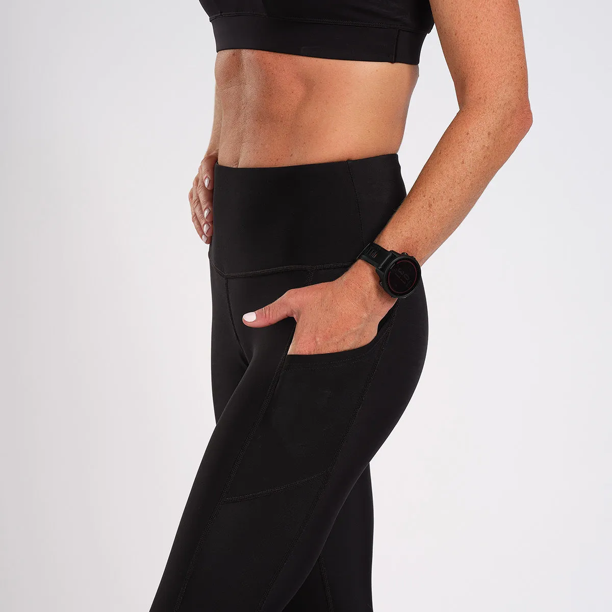 Womens Elite Run Thermo Tight - Black