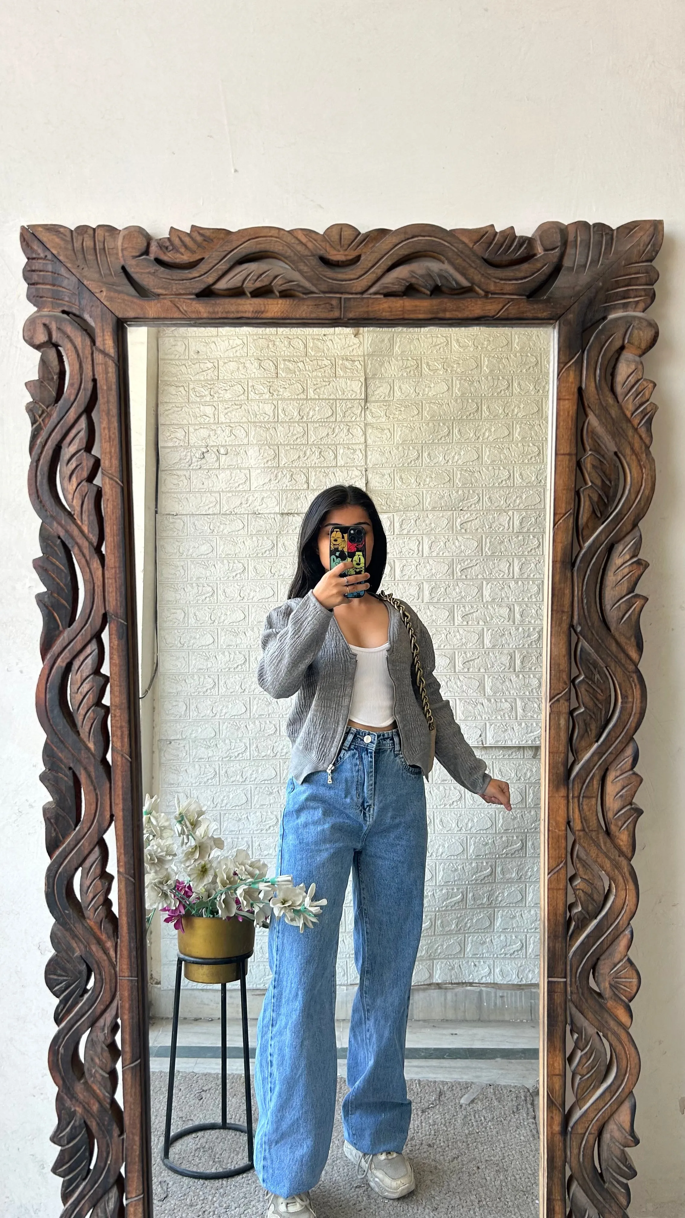 Zipper sweater S